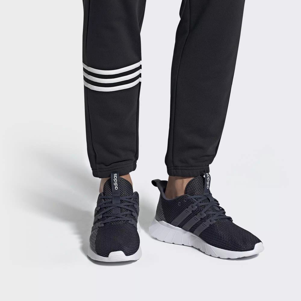 Adidas Questar Flow Tenis Azules Para Hombre (MX-37052)